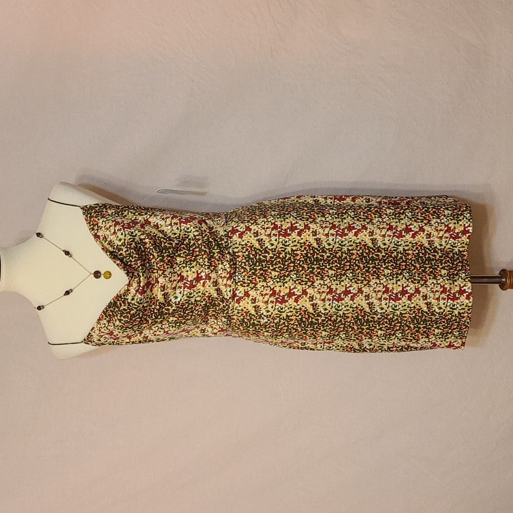 YA Multi-Colored Sequin Embellished Drape Front Dress - Picture 1 of 7